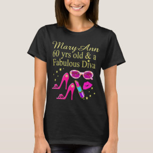 DAZZLING PERSONALIZED 60TH BIRTHDAY T SHIRT