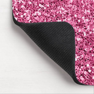 Dazzling Pink Glitter Mouse Pad