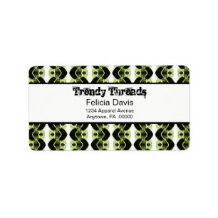 Dazzling Retro Address Labels
