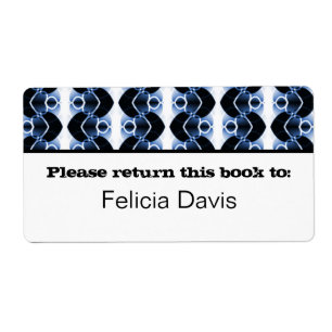 Dazzling Retro Bookplate Labels