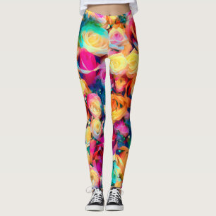 Dazzling Roses Leggings