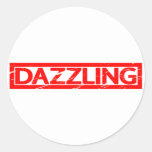 Dazzling Stamp Classic Round Sticker