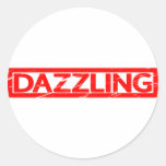 Dazzling Stamp Classic Round Sticker