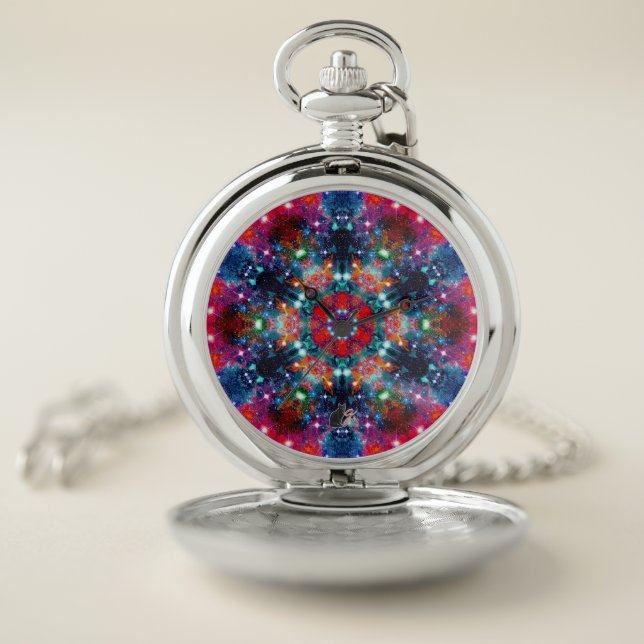 Dazzling Stellar Kaleid Pocket Watch (Inside)