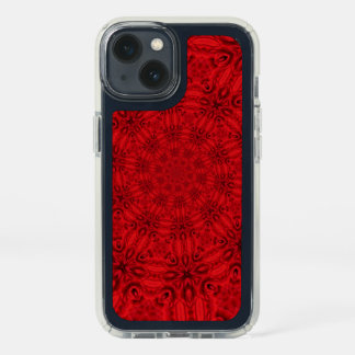 Dazzling Swirling Red Pattern Speck iPhone 13 Case