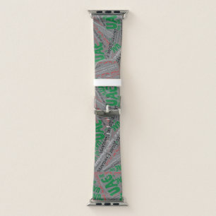 Dazzling United Arab Emirates Flag Colors Apple Watch Band