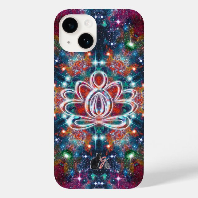 Dazzling Zen Lotus Case-Mate iPhone Case (Back)