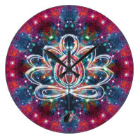Dazzling Zen Lotus Clock