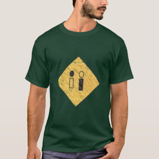 DB07 - Distressed Street Sign Logo - Forest Green  T-Shirt