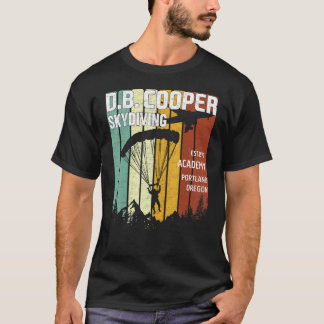 Db Cooper For Men Skydiving Academy T-Shirt