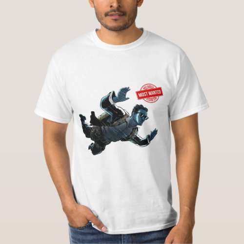 DB cooper jumping out of plane T_Shirt