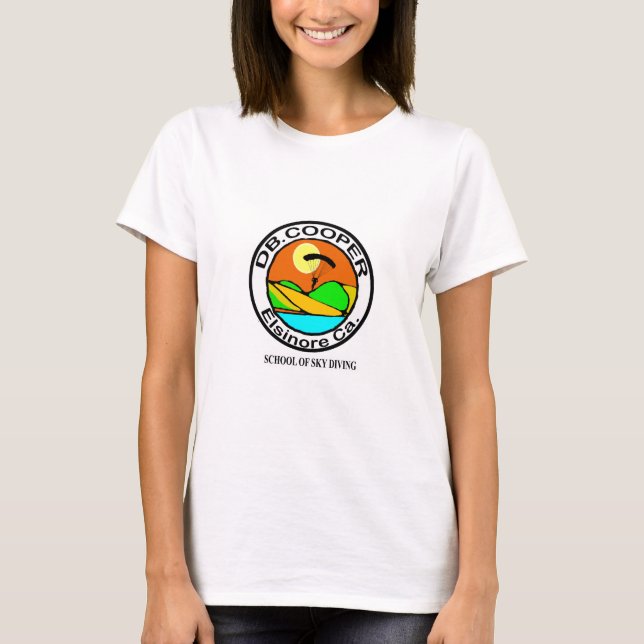 DB Cooper School Of Skydiving T-Shirt (Front)