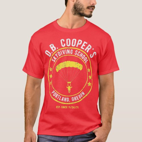 DB Coopers Skydiving School Portland Oregon  3  T_Shirt