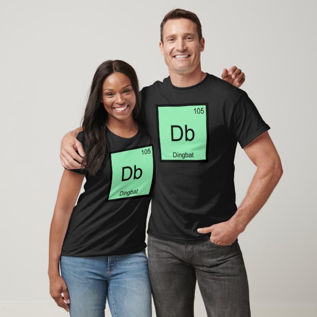 Db - Dingbat Chemistry Element Symbol Funny Tee (Unisex)