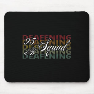 Db Squad Hand Sign Language Hearing Loss Awareness Mouse Pad