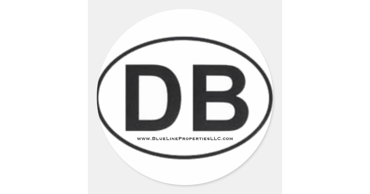 DB Stickers | Zazzle