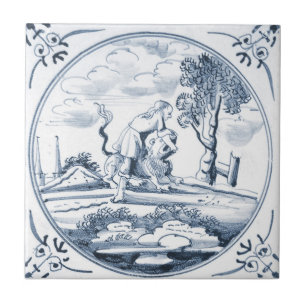 DBT08 Delft Biblical Design Ceramic Tile