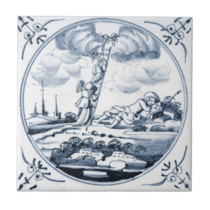 DBT11 Delft Biblical Design Ceramic Tile
