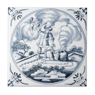 DBT12 Delft Biblical Design Ceramic Tile
