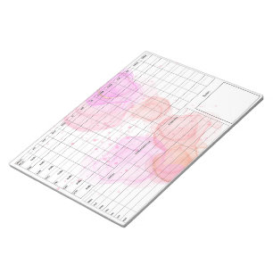 DBT Diary Card Notepad for Mental Health Tracking 