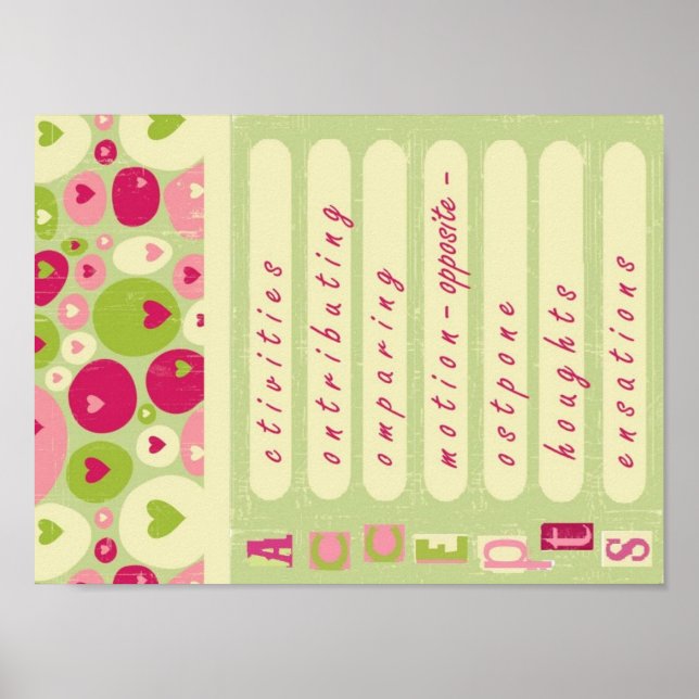 DBT - Mindfulness - Wise Mind - ACCEPTS Poster (Front)