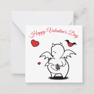 DBY with friends Hearty Happy Valentine's Day Note Card