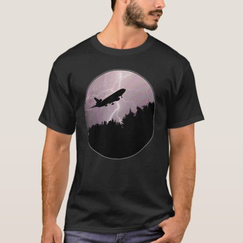 Dc 10 Passenger Plane Aviation Plane Spotting T_Shirt