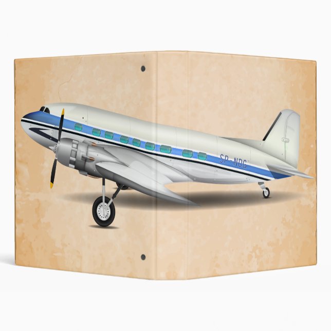 DC-3 3 RING BINDER (Background)