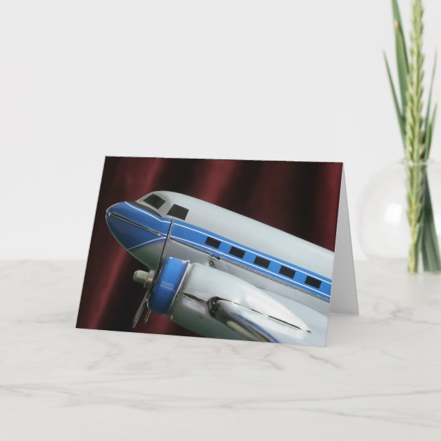 DC 3 Airplane Greeting Card (Front)
