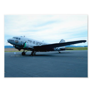 DC-3 Warplane Photo Print
