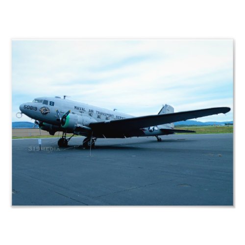 DC_3 Warplane Photo Print