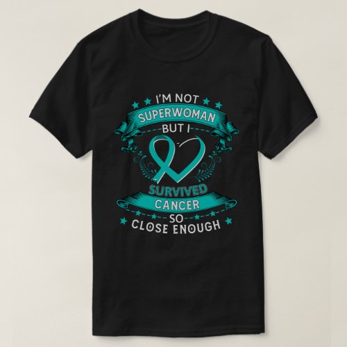 DC Cervical Cancer Awareness Shirt I Survived Can T_Shirt