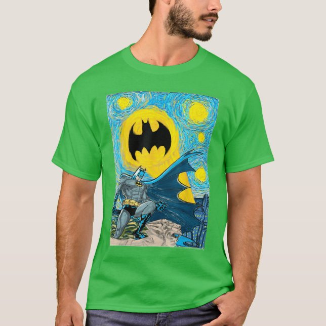 DC Comics Batman Starry Gotham friend T-Shirt (Front)