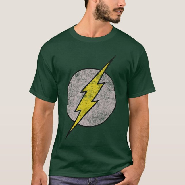DC Comics Flash Old Flash Logo T-Shirt (Front)