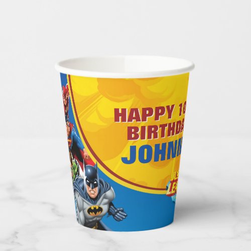 DC Comics  Justice League _ Birthday Paper Cups