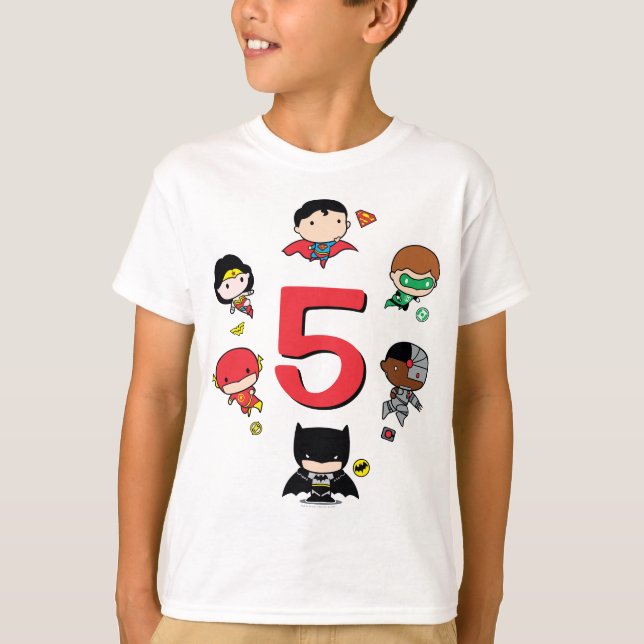 DC Comics | Justice League - Chibi Birthday T-Shirt (Front)