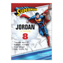 DC Comics | Superman - Birthday Invitation