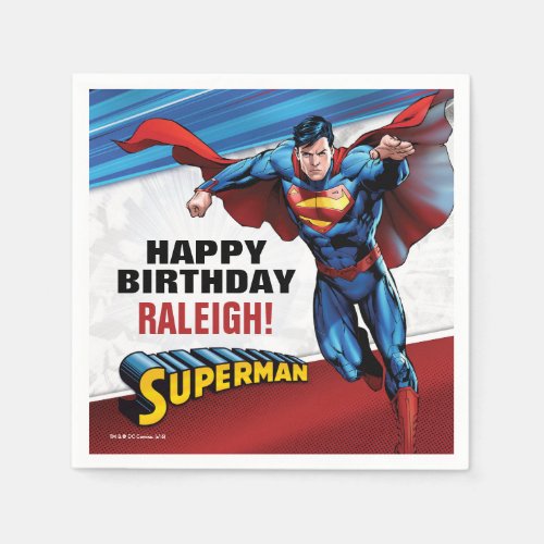 DC Comics  Superman _ Birthday Napkins