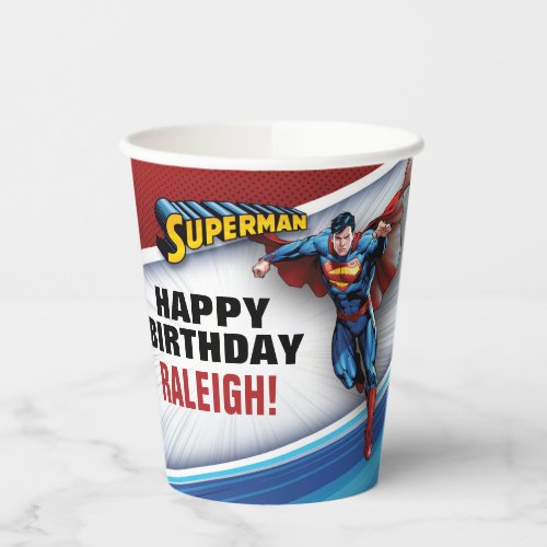 DC Comics  Superman _ Birthday Paper Cups