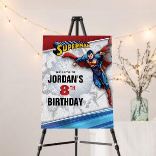 DC Comics Superman Birthday Welcome Sign