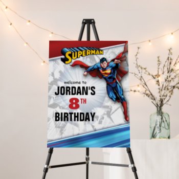 Dc Comics | Superman Birthday Welcome Sign by superman at Zazzle