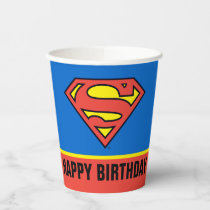 DC Comics | Superman Classic Logo - Birthday Paper Cups