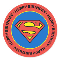 DC Comics | Superman | Classic Logo Classic Round Sticker