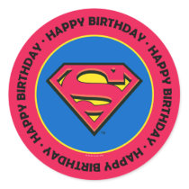DC Comics | Superman | Classic Logo Classic Round Sticker