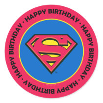 DC Comics | Superman | Classic Logo Classic Round Sticker