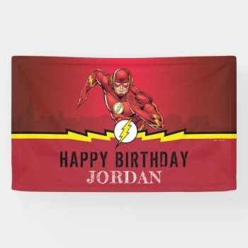 Dc Comics | The Flash Birthday Banner by justiceleague at Zazzle