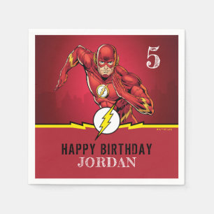 DC Comics   The Flash Birthday Napkins