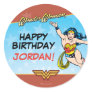 DC Comics | Wonder Woman Birthday Classic Round Sticker