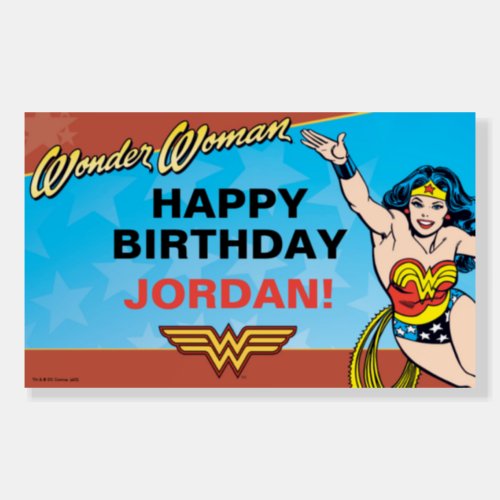 DC Comics  Wonder Woman Birthday Foam Board