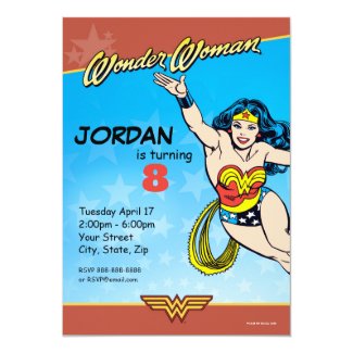 DC Comics | Wonder Woman Birthday Invitation